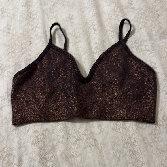 SKIMS Brown Sports Bra with Minimalist Design - Picture 2 of 4